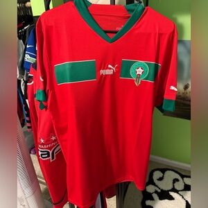 2022 Morocco National Team Home Puma Jersey Men’s Large